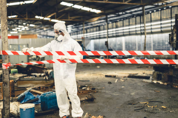 Professional Hoarding Cleanup technician working in Park City, UT